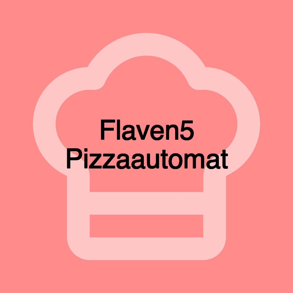 Flaven5 Pizzaautomat