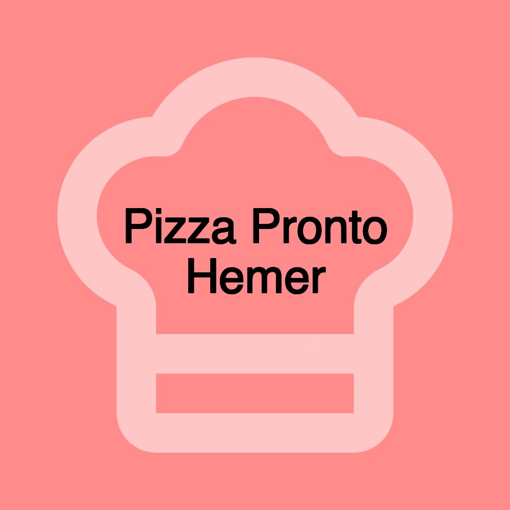 Pizza Pronto Hemer