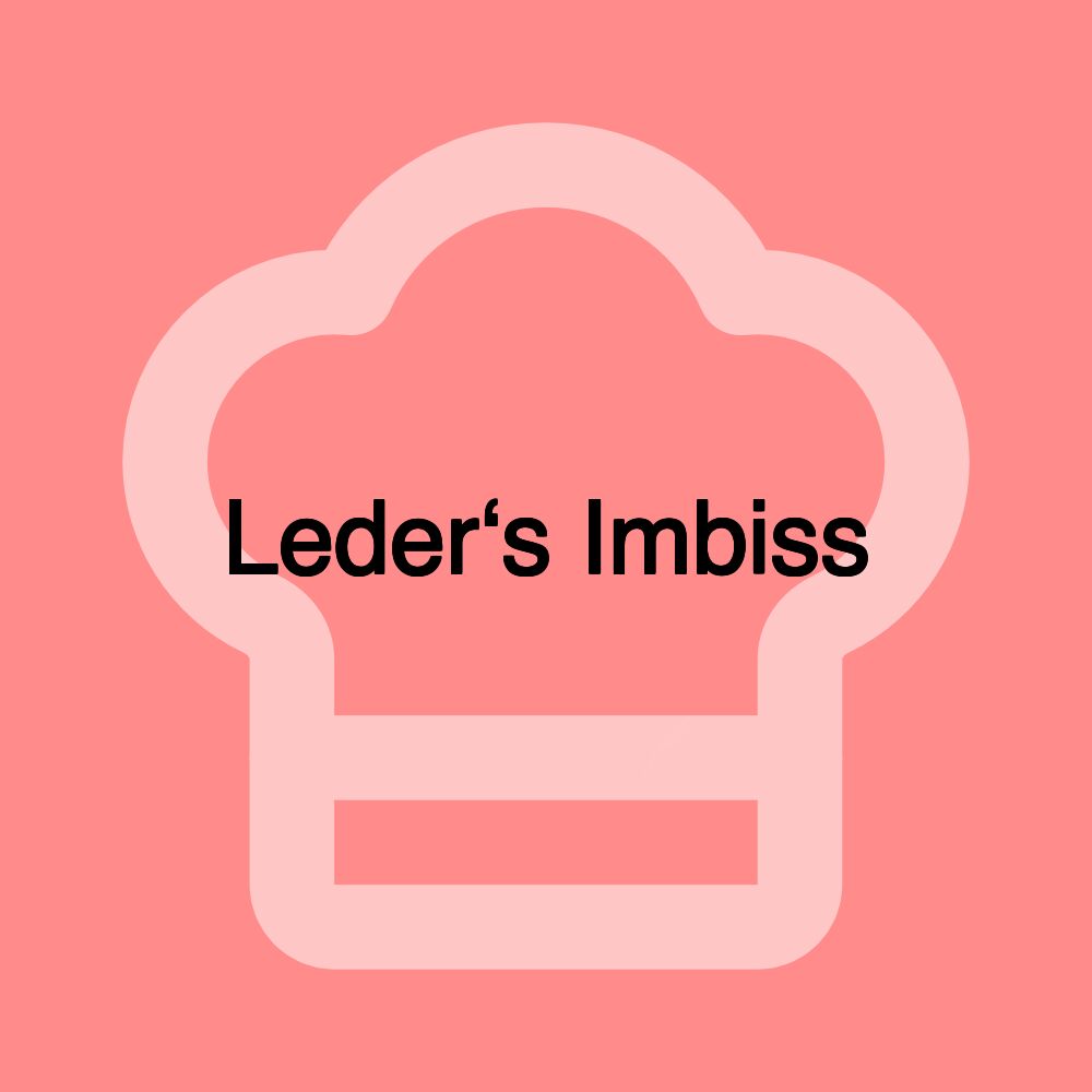 Leder‘s Imbiss