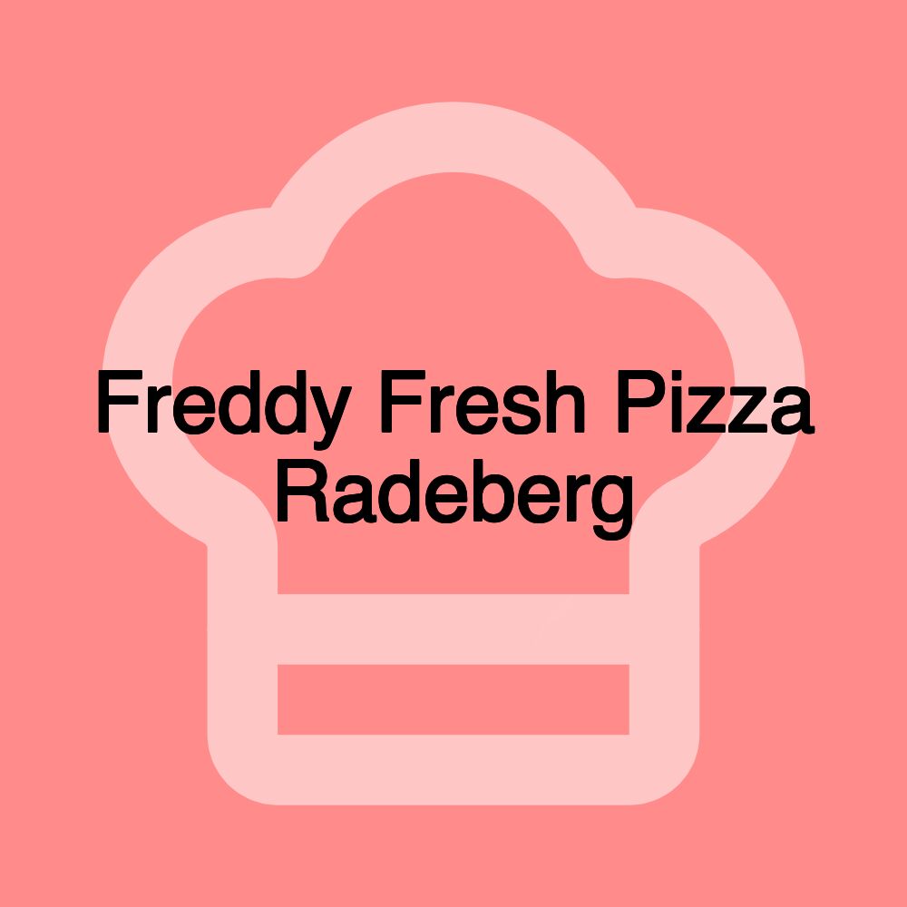 Freddy Fresh Pizza Radeberg