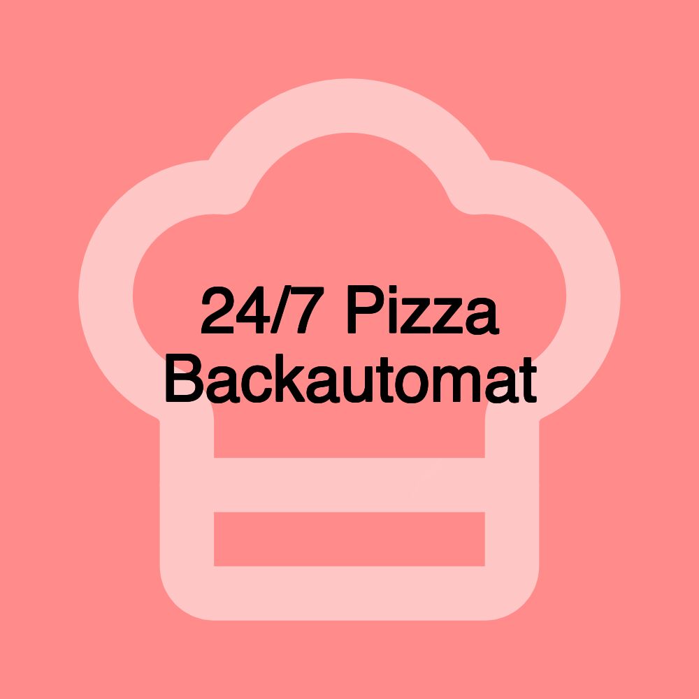 24/7 Pizza Backautomat