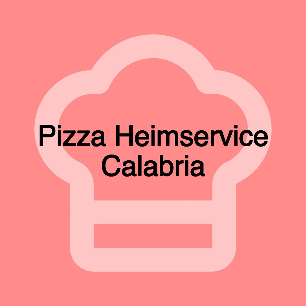 Pizza Heimservice Calabria