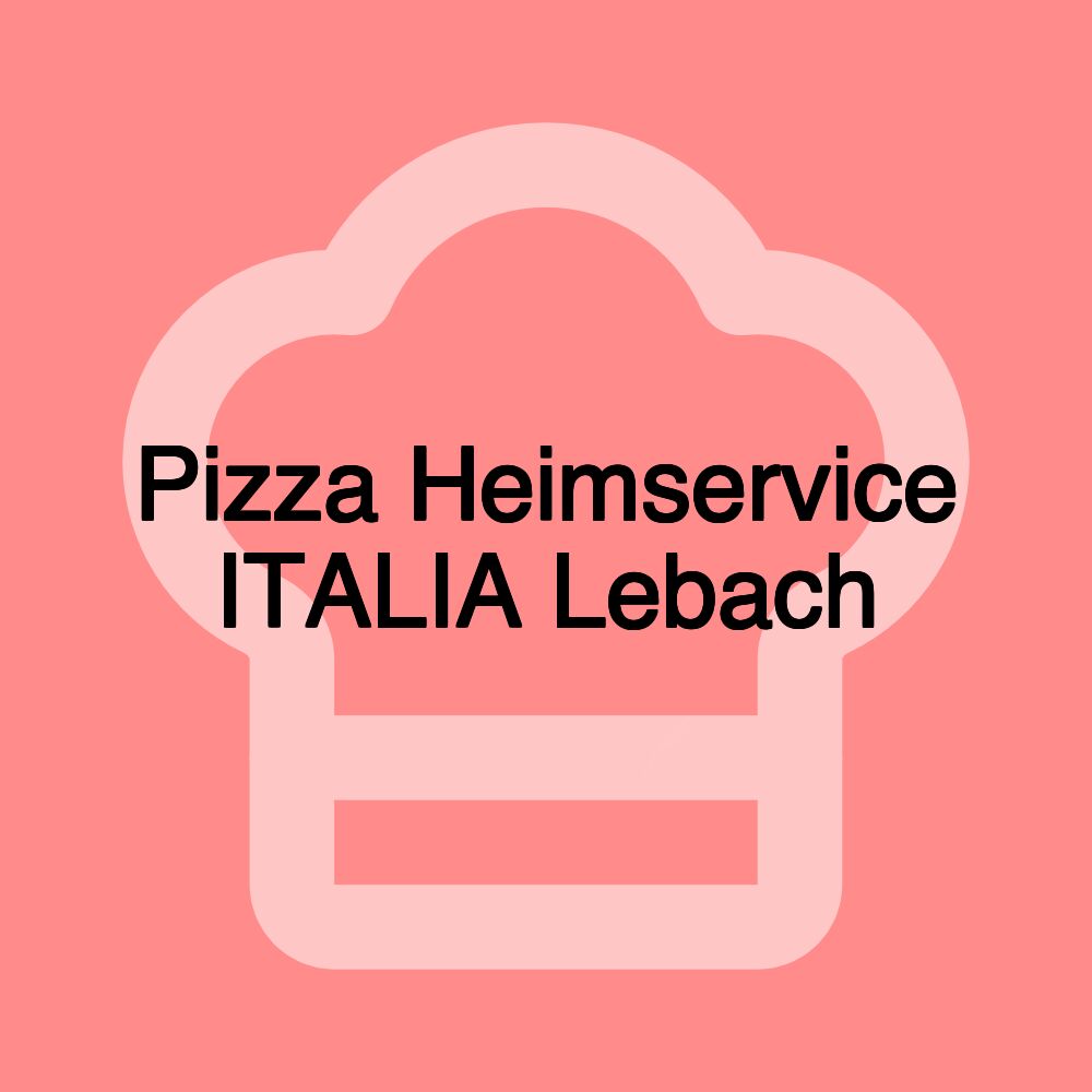 Pizza Heimservice ITALIA Lebach