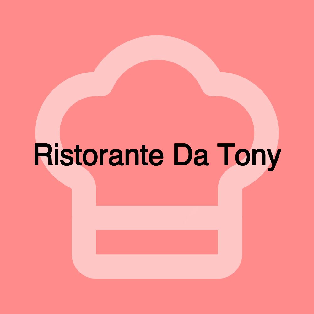 Ristorante Da Tony