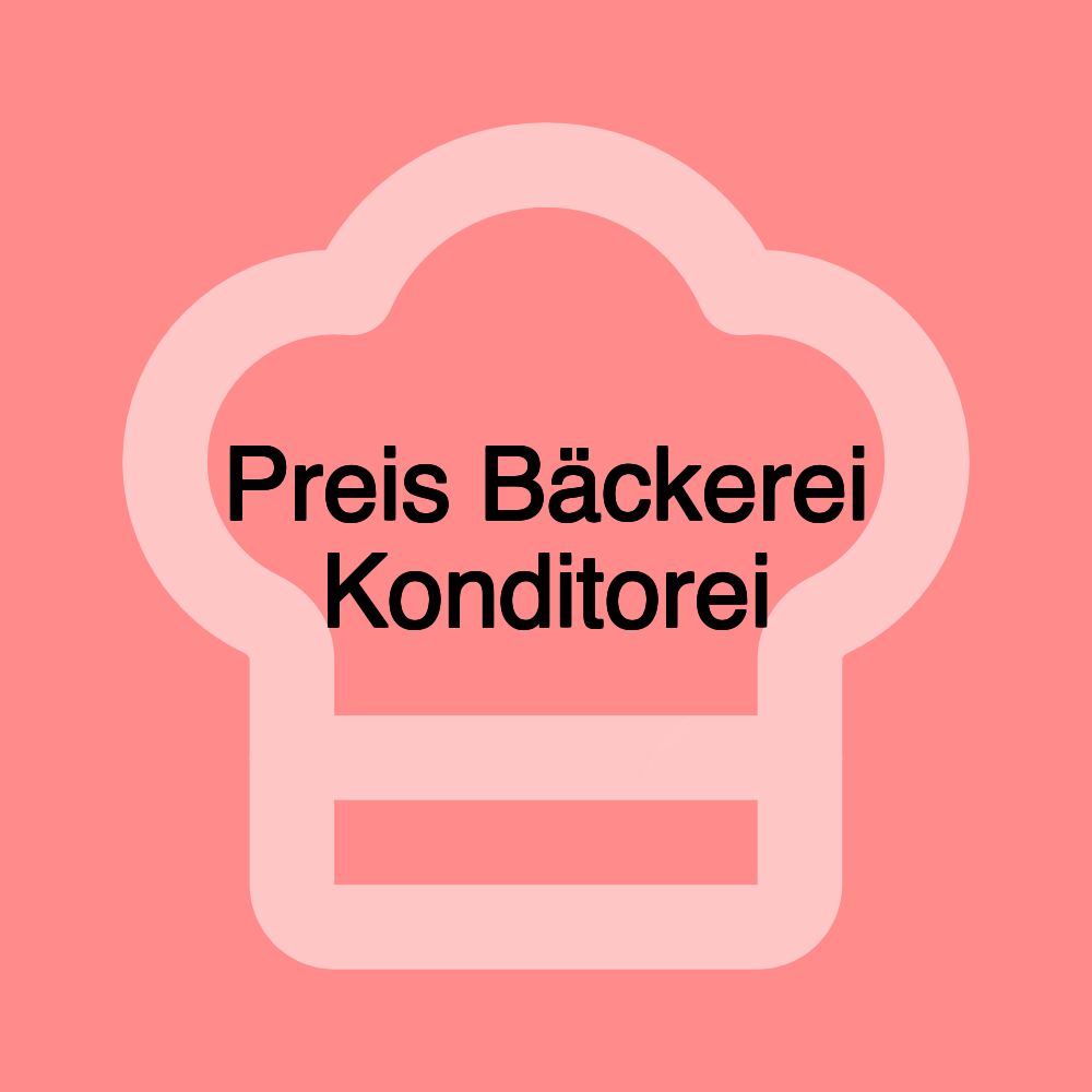 Preis Bäckerei Konditorei