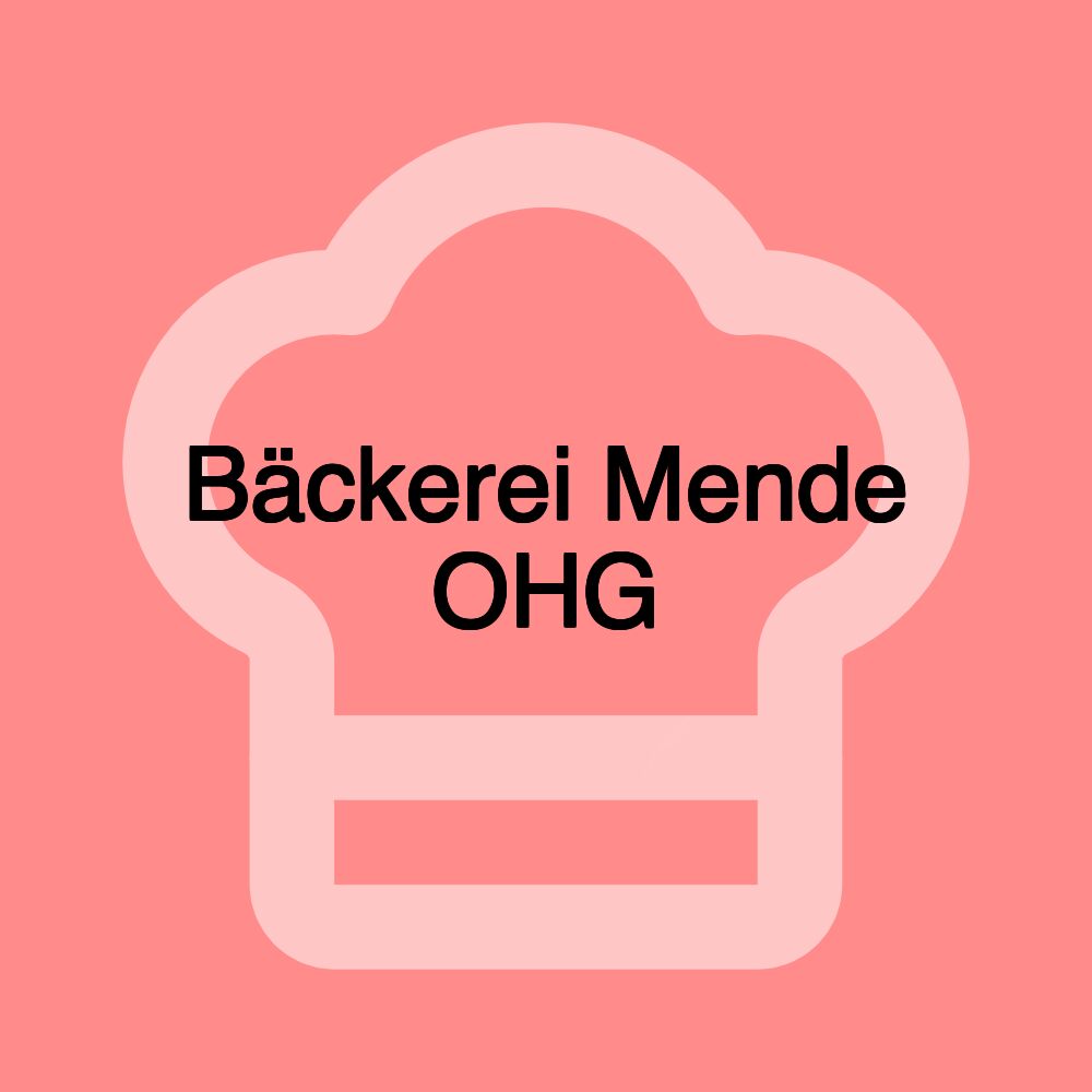 Bäckerei Mende OHG