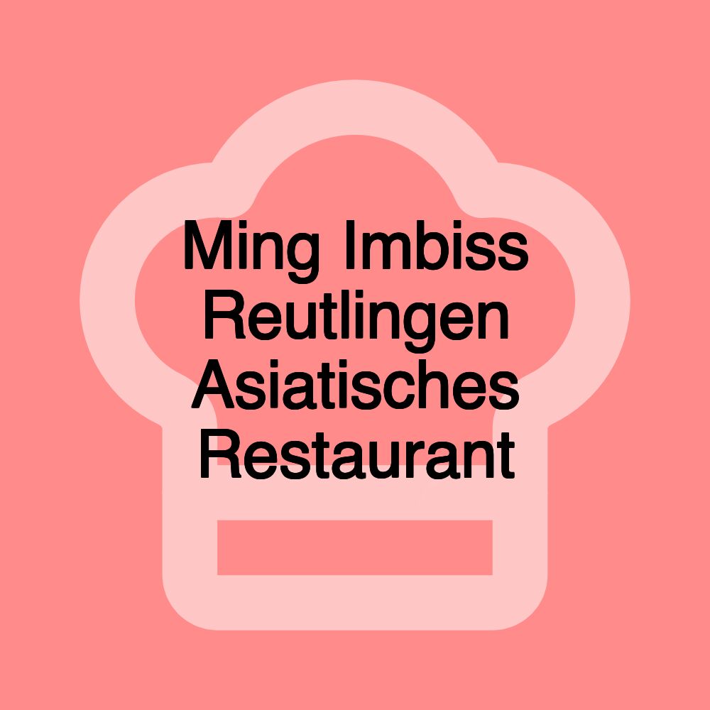 Ming Imbiss Reutlingen Asiatisches Restaurant