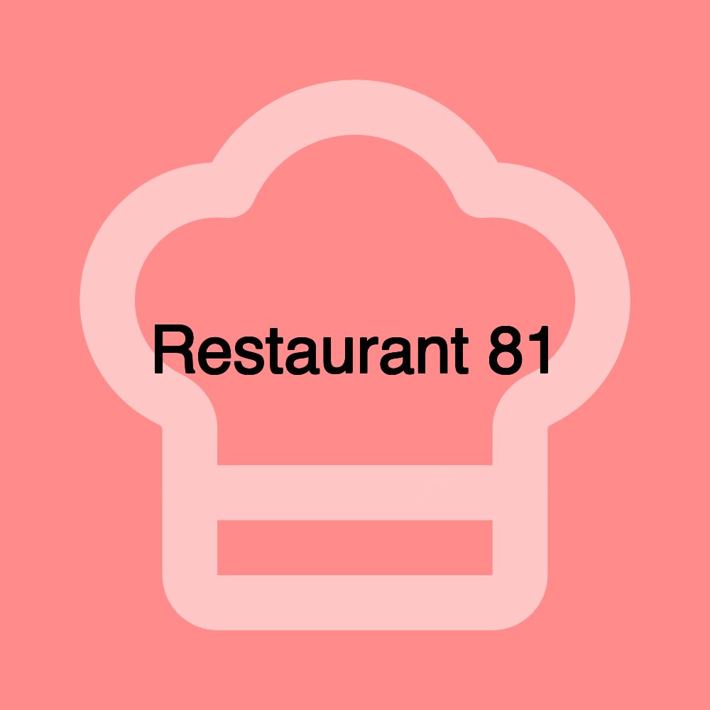 Restaurant 81