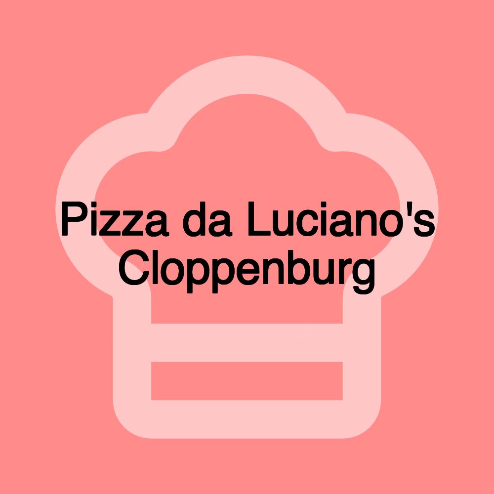 Pizza da Luciano's Cloppenburg