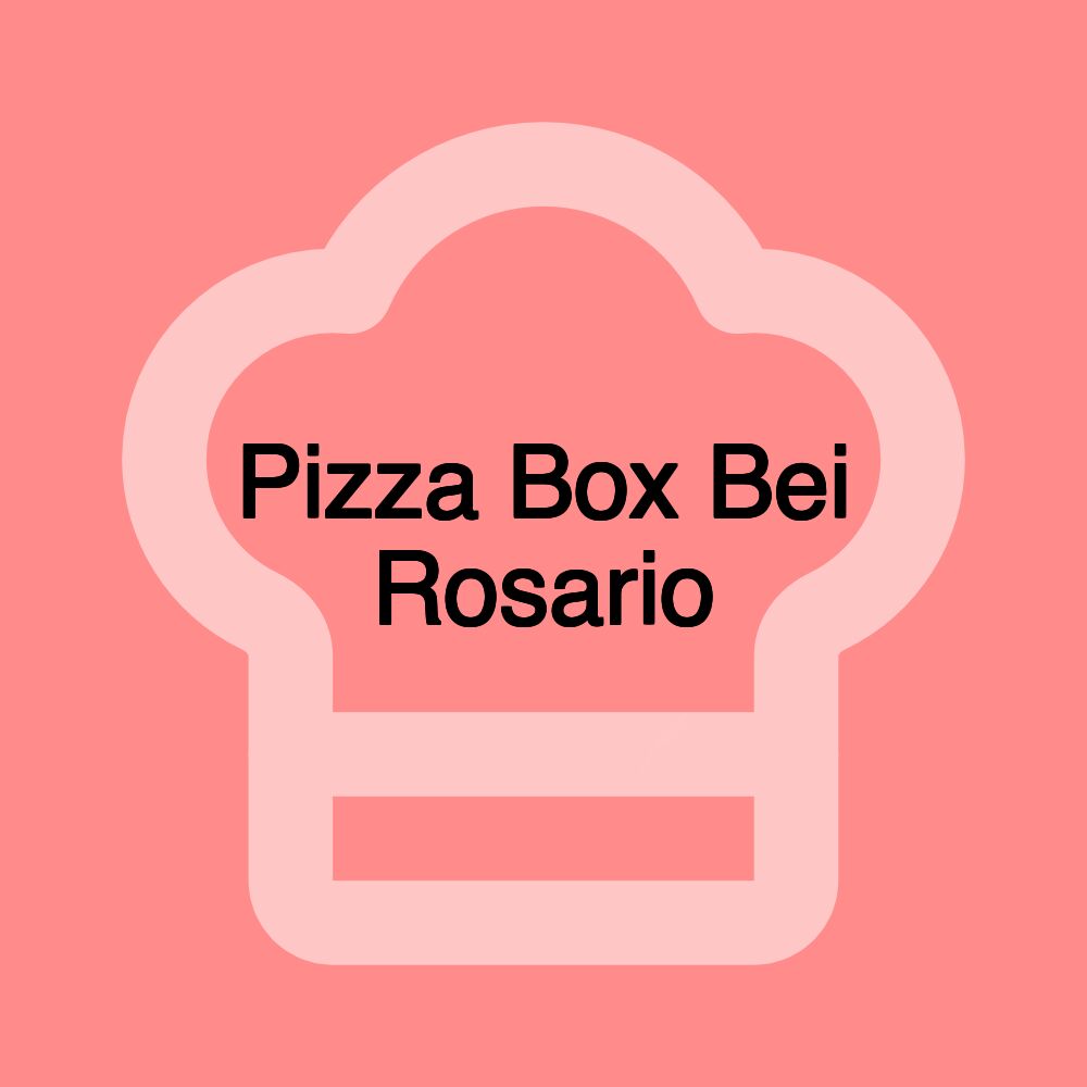 Pizza Box Bei Rosario