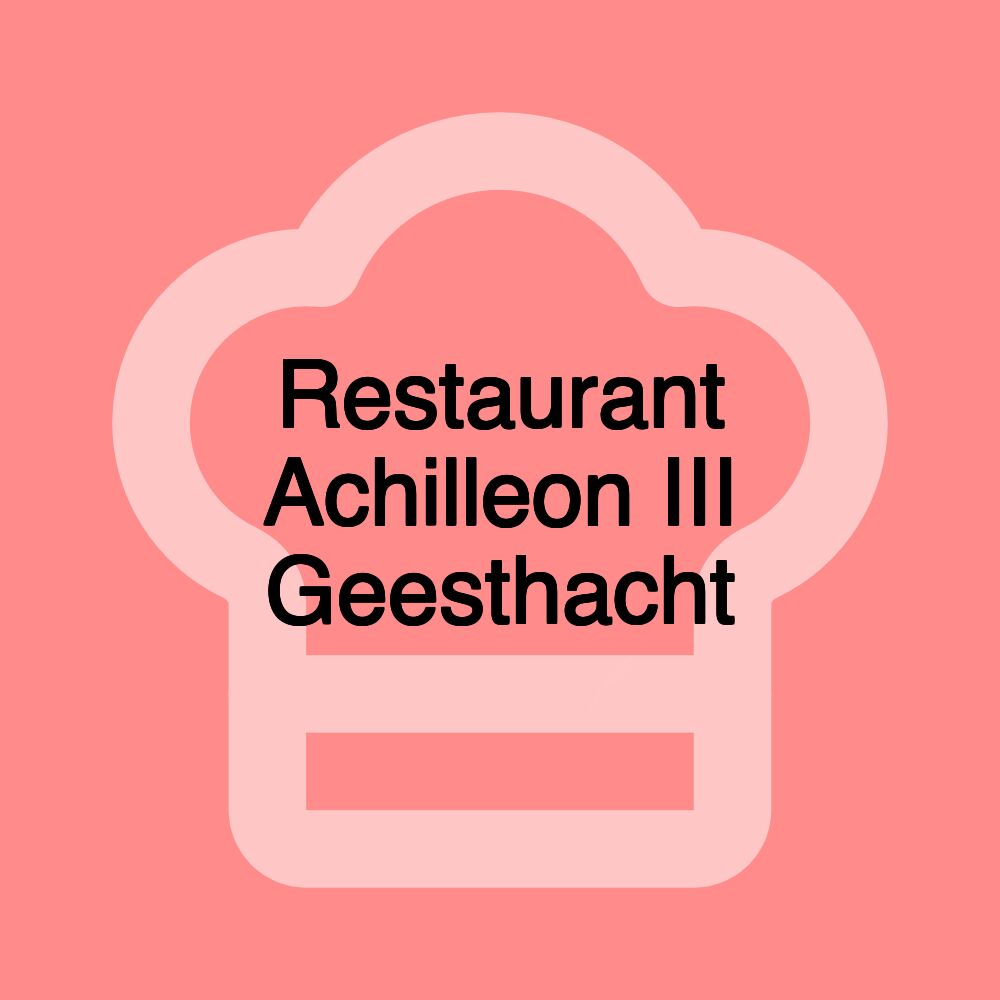 Restaurant Achilleon III Geesthacht