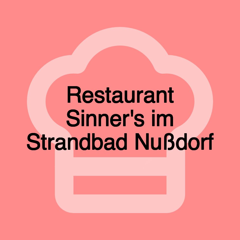 Restaurant Sinner's im Strandbad Nußdorf
