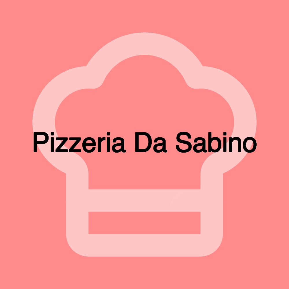 Pizzeria Da Sabino