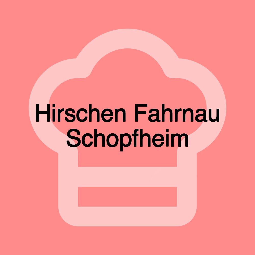 Hirschen Fahrnau Schopfheim