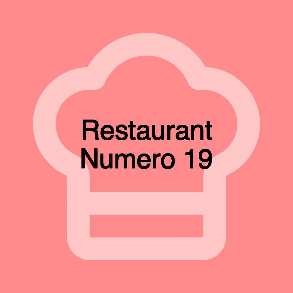 Restaurant Numero 19