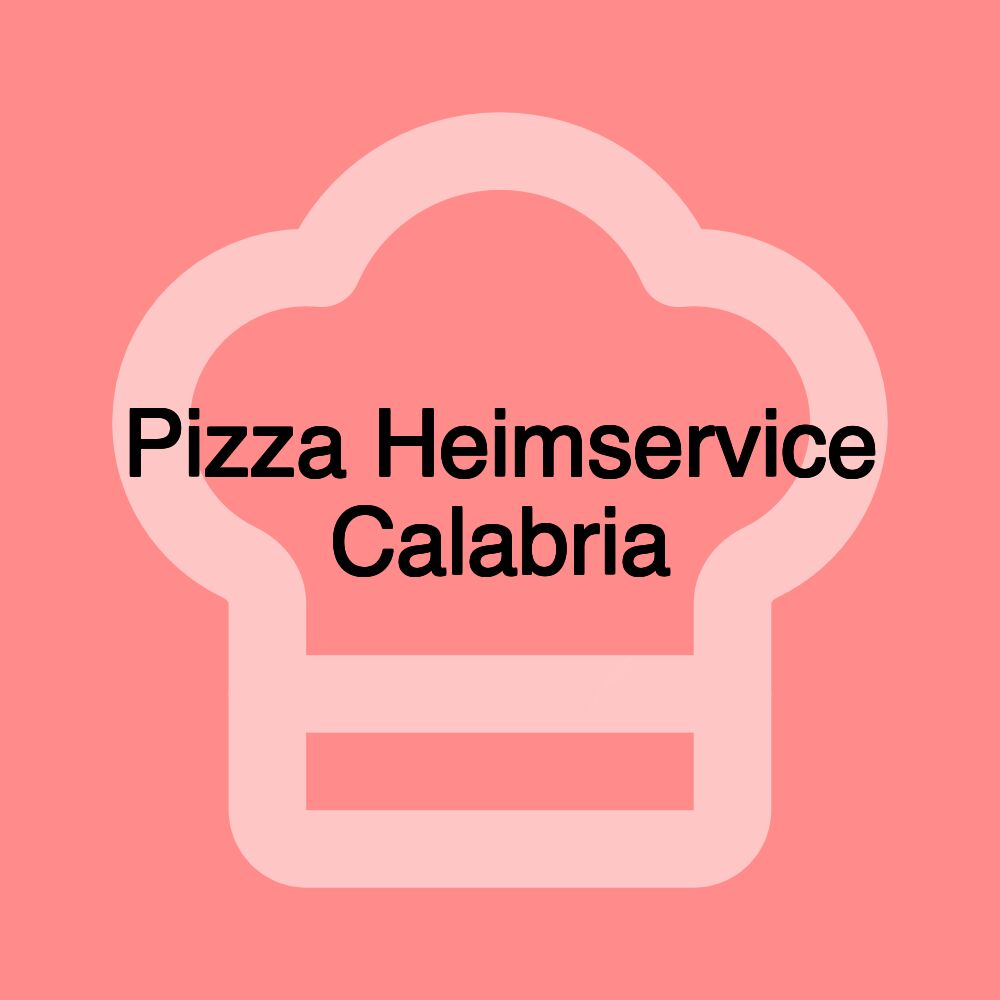 Pizza Heimservice Calabria